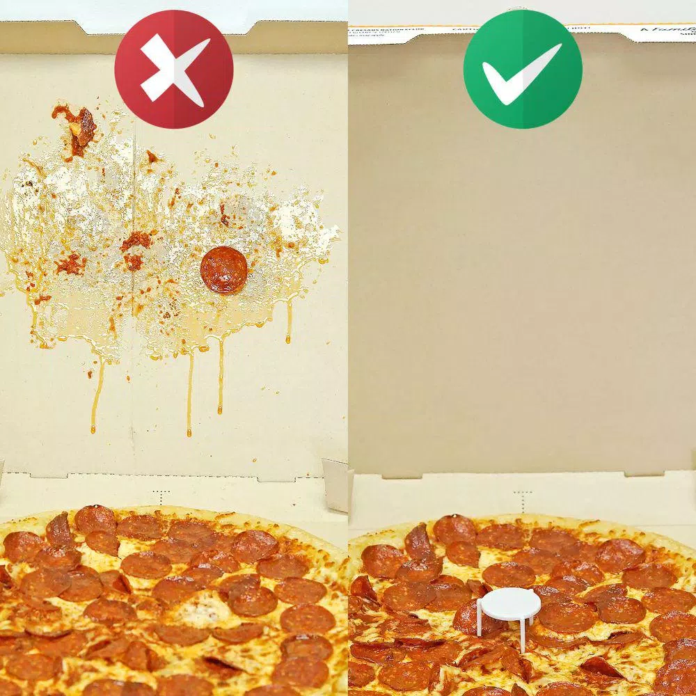 Food Storage Southern Homewares Pizza Lid Saver (Set Of 1000) 7 Food Storage Southern Homewares Pizza Lid Saver (Set Of 1000) - Image 5