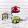 Countertop Storage Spectrum Paxton 2-Tier Black Server Baskets, For Fruit, Produce, Bread, K-Cups, Snacks And More 1 Countertop Storage Spectrum Paxton 2-Tier Black Server Baskets, For Fruit, Produce, Bread, K-Cups, Snacks And More -Honey Can Do Shop spectrum fruit baskets a13010 64 1000