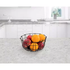 Countertop Storage Spectrum Austin Bronze Steel Fruit Bowl