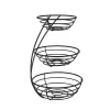Countertop Storage Spectrum Euro Arched 3-Tier Server -Honey Can Do Shop spectrum fruit baskets a41810 64 1000