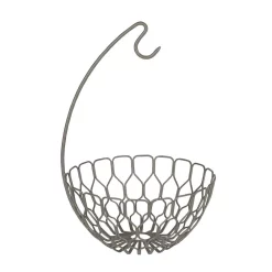 Countertop Storage Spectrum 16.25 In. H X 10.75 In. W X 11 In. D Honeycomb Gray Fruit Basket Banana Hanger Tree -Honey Can Do Shop spectrum fruit baskets a43076 4f 1000