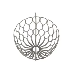 Countertop Storage Spectrum 16.25 In. H X 10.75 In. W X 11 In. D Honeycomb Gray Fruit Basket Banana Hanger Tree -Honey Can Do Shop spectrum fruit baskets a43076 fa 1000