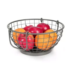 Countertop Storage Spectrum Mason Fruit Bowl Basket Industrial Gray Kitchen Organizer 13 Countertop Storage Spectrum Mason Fruit Bowl Basket Industrial Gray Kitchen Organizer -Honey Can Do Shop spectrum fruit baskets a66576 76 1000