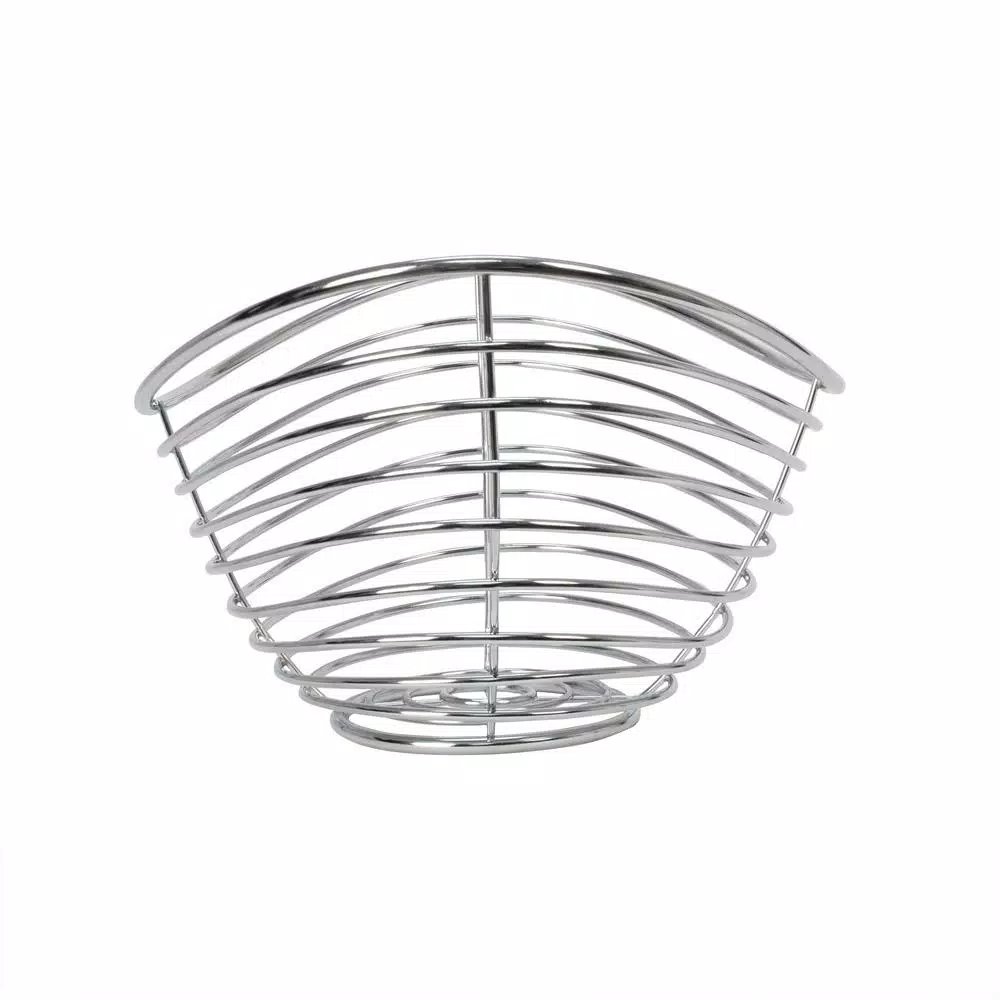 Countertop Storage Spectrum Opus Countertop Chrome Fruit Bowl Basket Produce Holder Organizer Decorative Display Stand 4 Countertop Storage Spectrum Opus Countertop Chrome Fruit Bowl Basket Produce Holder Organizer Decorative Display Stand - Image 2