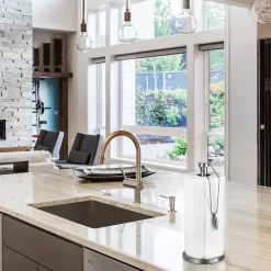 Countertop Storage Alpine Industries Free Standing Stainless Steel Non-Slip Base Paper Towel Holder -Honey Can Do Shop stainless steel alpine industries paper towel holders 433 02 44 1000