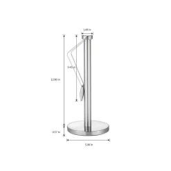 Countertop Storage Alpine Industries Free Standing Stainless Steel Non-Slip Base Paper Towel Holder -Honey Can Do Shop stainless steel alpine industries paper towel holders 433 02 4f 1000