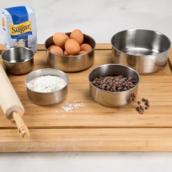 Food Storage Chef Buddy 5-Piece Stainless Steel Bowl Set With Lids 13 Food Storage Chef Buddy 5-Piece Stainless Steel Bowl Set With Lids -Honey Can Do Shop stainless steel chef buddy food storage containers w030075 31 1000