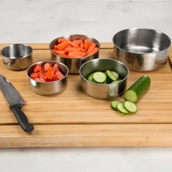 Food Storage Chef Buddy 5-Piece Stainless Steel Bowl Set With Lids 12 Food Storage Chef Buddy 5-Piece Stainless Steel Bowl Set With Lids -Honey Can Do Shop stainless steel chef buddy food storage containers w030075 44 1000