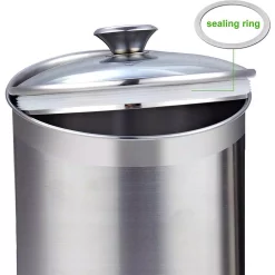 Food Storage Cooks Standard 02553 4-Piece Stainless Steel Canister Set -Honey Can Do Shop stainless steel cooks standard kitchen canisters 02553 44 1000