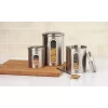 Food Storage Fox Run 3-Piece Stainless Steel Canister Set -Honey Can Do Shop stainless steel fox run kitchen canisters 6103 64 1000