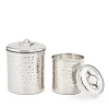 Food Storage Old Dutch 1-1/2 Qt. And 1 Qt. Stainless Steel Hammered Canister Set (2-Piece) -Honey Can Do Shop stainless steel old dutch kitchen canisters 947 64 1000