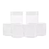 Food Storage Stalwart 2 Oz. Clear Plastic Jar With Foam Liner (6-Pack) -Honey Can Do Shop stalwart food storage containers w030134 64 1000
