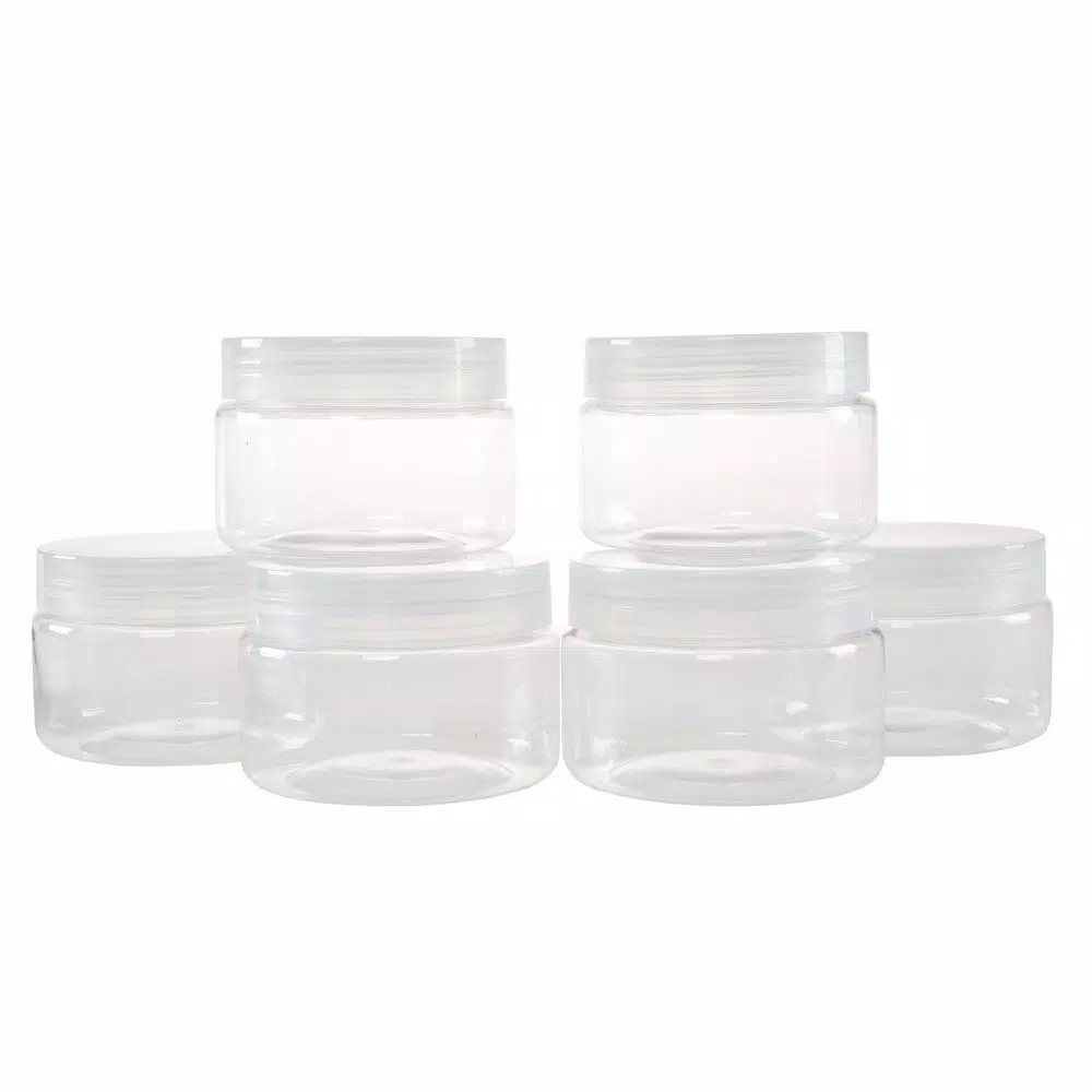 Food Storage Stalwart 4 Oz. Clear Plastic Jar With Foam Liner (6-Pack) 3 Food Storage Stalwart 4 Oz. Clear Plastic Jar With Foam Liner (6-Pack)