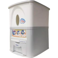 Food Storage Tayama 33 Lbs. Capacity Rice Dispenser In White -Honey Can Do Shop tayama food storage containers pg 15 c3 1000