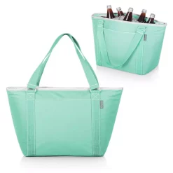Food Storage Picnic Time Topanga 9 Qt. Teal Tote Cooler -Honey Can Do Shop turquoises aquas picnic time insulated food carriers 619 00 219 000 0 4f 1000