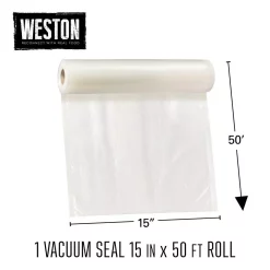 Food Storage Weston 15 In. X 50 Ft. Vacuum Sealer Bags Roll 13 Food Storage Weston 15 In. X 50 Ft. Vacuum Sealer Bags Roll -Honey Can Do Shop weston food storage bags 30 0015 w 66 1000