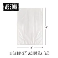 Food Storage Weston 11 In. X 16 In. Vacuum Sealer Bags (100-Pack) 12 Food Storage Weston 11 In. X 16 In. Vacuum Sealer Bags (100-Pack) -Honey Can Do Shop weston food storage bags 30 0102 k 66 1000