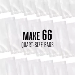 Food Storage Weston 8 In. X 22 Ft. Vacuum Sealer Bag Rolls (3 Pack) -Honey Can Do Shop weston food storage bags 30 0201 w fa 1000