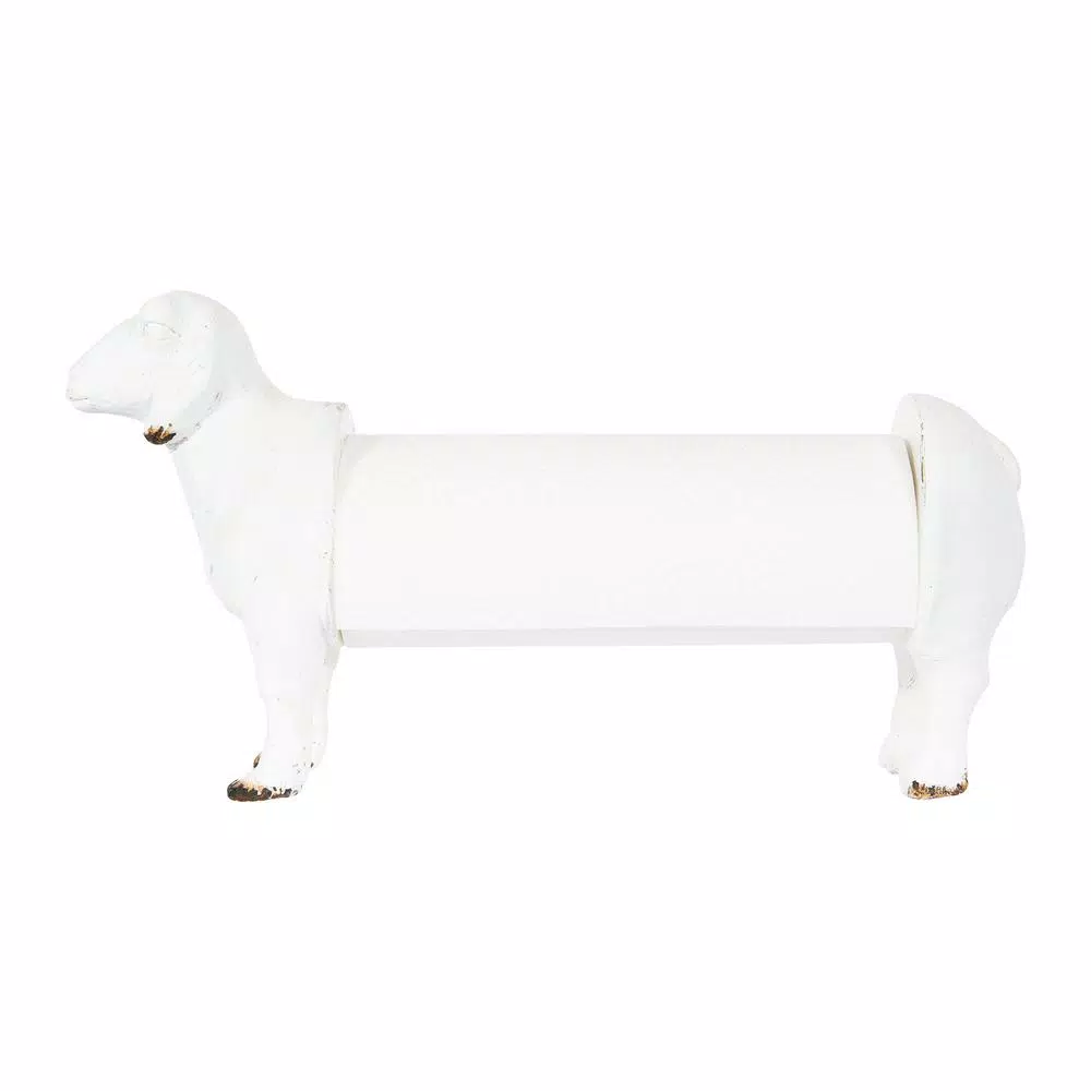Countertop Storage 3R Studios Freestanding White Sheep Shaped Paper Towel Holder 3 Countertop Storage 3R Studios Freestanding White Sheep Shaped Paper Towel Holder
