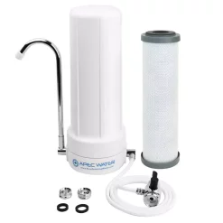 Water Filtration Systems APEC Water Systems CT-1000 Countertop Drinking Water Filter System -Honey Can Do Shop white apec water systems countertop water filters ct 1000 76 1000