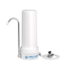 Water Filtration Systems APEC Water Systems Countertop 4-in-1 Ceramic Ultra Drinking Water Filter System