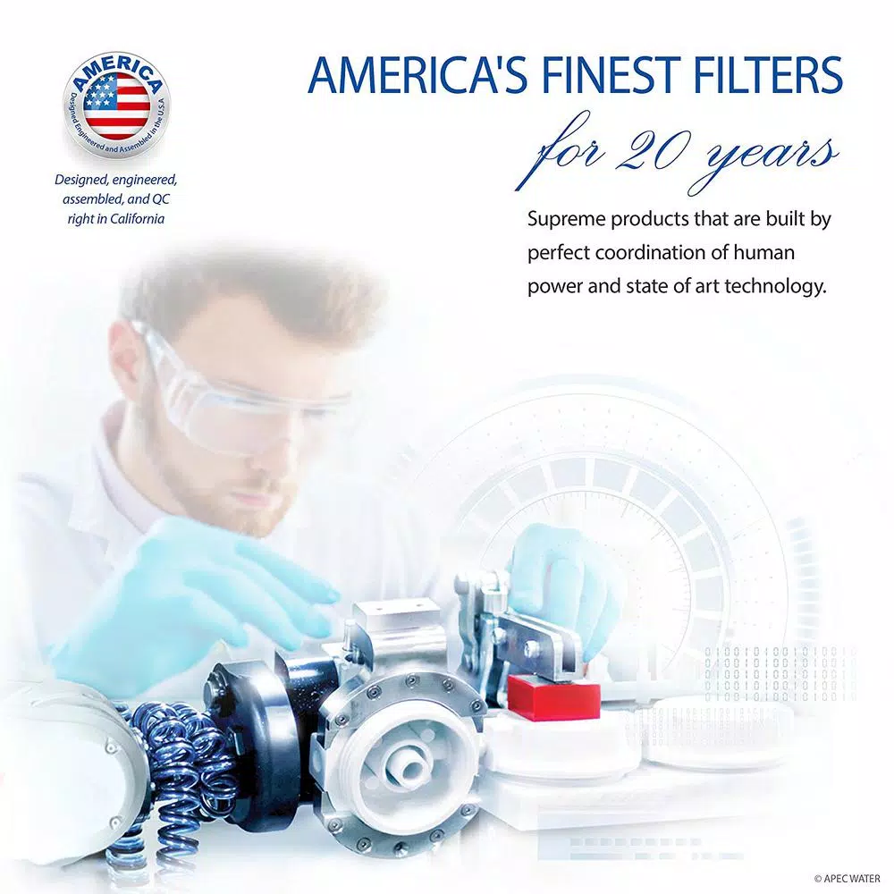 Water Filtration Systems APEC Water Systems Ultimate Indoor Reverse Osmosis 240 GPD Commercial-Grade Drinking Water Filtration System 4 Water Filtration Systems APEC Water Systems Ultimate Indoor Reverse Osmosis 240 GPD Commercial-Grade Drinking Water Filtration System - Image 2