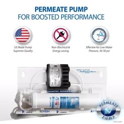 Water Filtration Systems APEC Water Systems Ultimate Premium Quality Permeate Pumped Under-Sink RO Drinking Water System For Low Water Pressure Home 18 Water Filtration Systems APEC Water Systems Ultimate Premium Quality Permeate Pumped Under-Sink RO Drinking Water System For Low Water Pressure Home -Honey Can Do Shop white apec water systems reverse osmosis systems ro perm c3 1000