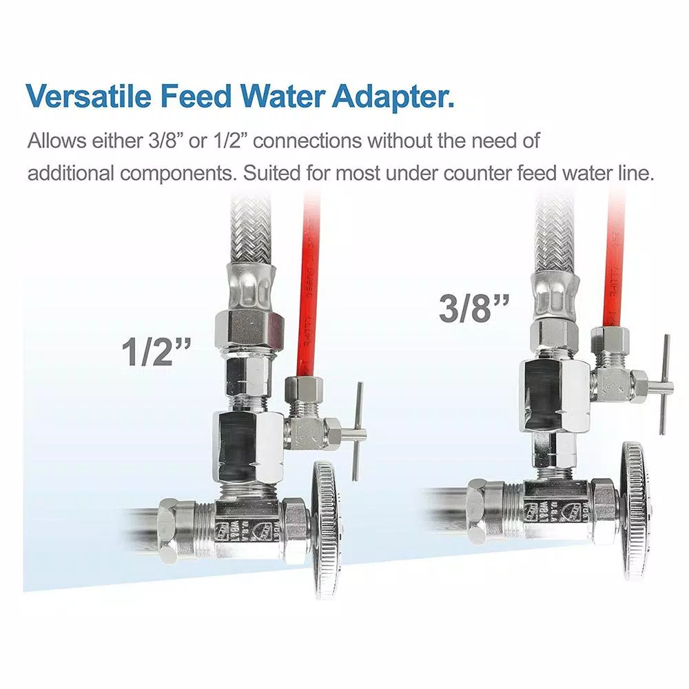 Water Filtration Systems APEC Water Systems Ultimate Electric Pumped Undersink Reverse Osmosis Water Filtration System 50 GPD For Low Pressure Home 0-30 Psi 120V US 14 Water Filtration Systems APEC Water Systems Ultimate Electric Pumped Undersink Reverse Osmosis Water Filtration System 50 GPD For Low Pressure Home 0-30 Psi 120V US - Image 12