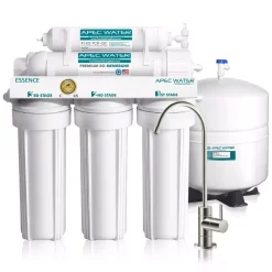 Water Filtration Systems APEC Water Systems Essence Premium Quality 5-Stage Under-Sink Reverse Osmosis Drinking Water Filter System