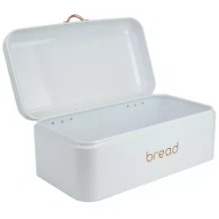 Countertop Storage Home Basics White Grove Bread Box -Honey Can Do Shop white bread boxes hdc55218 4f 1000