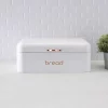 Countertop Storage Home Basics White Grove Bread Box -Honey Can Do Shop white bread boxes hdc55218 64 1000