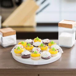 Food Storage Classic Cuisine Party Tray Travel Set (4-Piece) -Honey Can Do Shop white classic cuisine food storage containers m031011 1f 1000