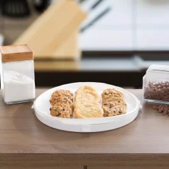 Food Storage Classic Cuisine Party Tray Travel Set (4-Piece) -Honey Can Do Shop white classic cuisine food storage containers m031011 fa 1000