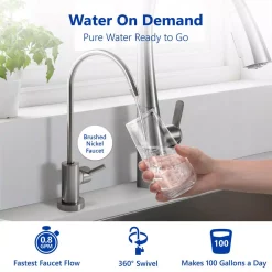Water Filtration Systems Express Water Express Water Reverse Osmosis 5 Stage Water Filtration System – With Faucet, Tank, And 4 Replacement Filters – 100 GPD 12 Water Filtration Systems Express Water Express Water Reverse Osmosis 5 Stage Water Filtration System – With Faucet, Tank, And 4 Replacement Filters – 100 GPD -Honey Can Do Shop white express water reverse osmosis systems ro10mxbn 1d 1000