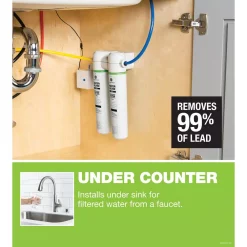 Replacement Water Filters GE Shower Filtration System Replacement Filter -Honey Can Do Shop white ge replacement water filters fxsch c3 1000