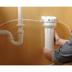 Water Filtration Systems GE Single Stage Water Filtration System -Honey Can Do Shop white ge under sink water filters gx1s01r 40 1000