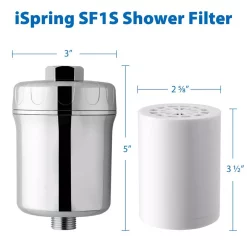 Replacement Water Filters ISPRING 15-Stage Shower Filter Replacement Cartridge, Improves Conditions Of Skin, Hair, And Nails, White -Honey Can Do Shop white ispring replacement water filters fsf1 1f 1000