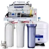 Water Filtration Systems ISPRING 6-Stage Under Sink Reverse Osmosis Drinking Water Filtration System With Booster Pump And UV Filter, 100GPD -Honey Can Do Shop white ispring reverse osmosis systems rcc1up 64 1000