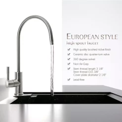 Water Filtration Systems ISPRING 7-Stage 100 GPD Under-Sink Reverse Osmosis Drinking Water Filtration System With Booster Pump, Alkaline Filter And UV -Honey Can Do Shop white ispring reverse osmosis systems rcc1up ak 44 1000