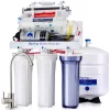 Water Filtration Systems ISPRING 7-Stage 100 GPD Under-Sink Reverse Osmosis Drinking Water Filtration System With Booster Pump, Alkaline Filter And UV 2 Water Filtration Systems ISPRING 7-Stage 100 GPD Under-Sink Reverse Osmosis Drinking Water Filtration System With Booster Pump, Alkaline Filter And UV -Honey Can Do Shop white ispring reverse osmosis systems rcc1up ak 64 1000