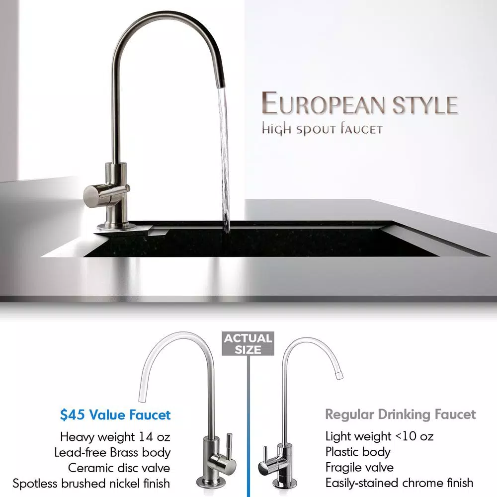 Water Filtration Systems ISPRING Maximum Performance Under Sink Reverse Osmosis Water Filtration System With Booster Pump And Alkaline Filter 8 Water Filtration Systems ISPRING Maximum Performance Under Sink Reverse Osmosis Water Filtration System With Booster Pump And Alkaline Filter - Image 6