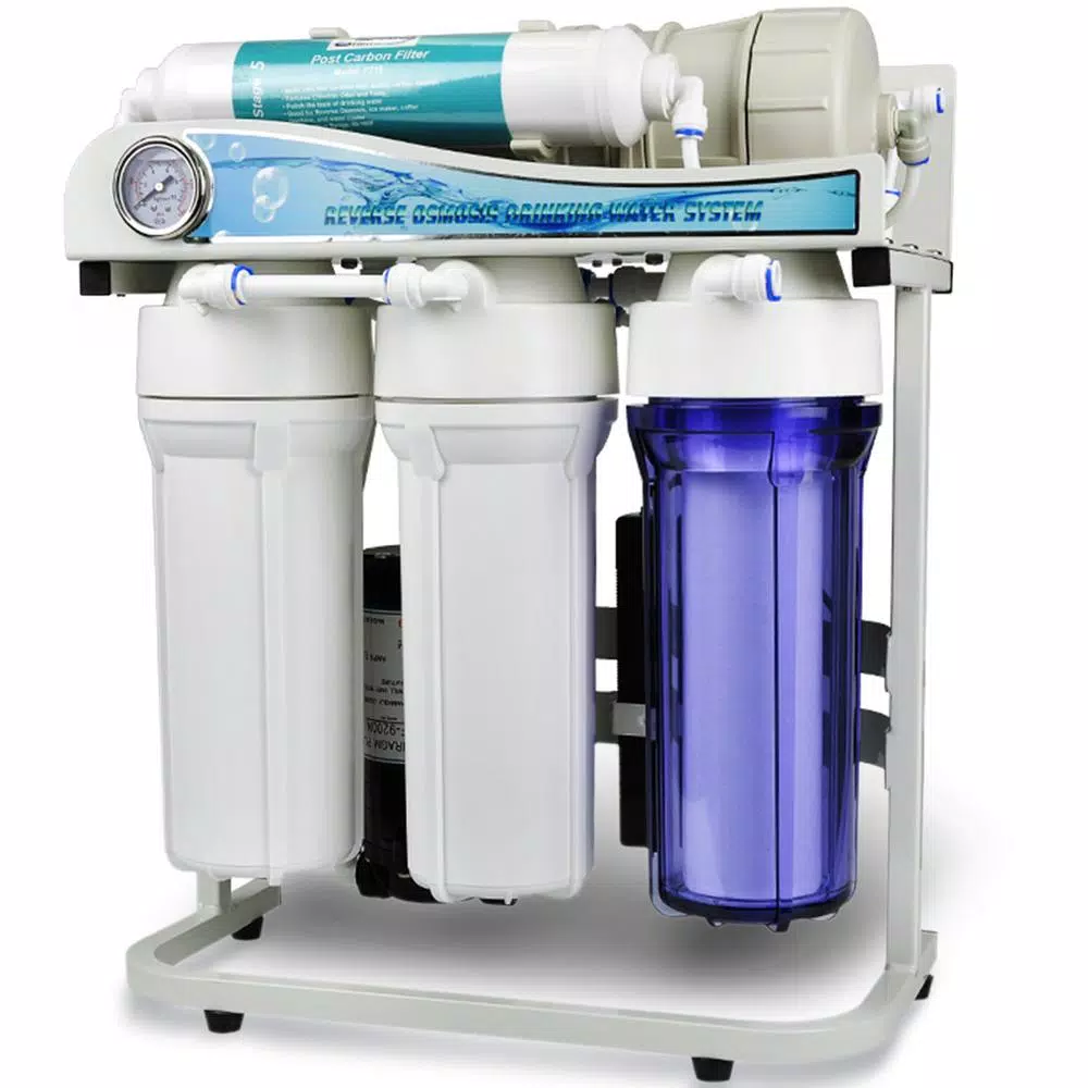 Water Filtration Systems ISPRING 500GPD Residential And Light Commercial Under Sink Tankless Reverse Osmosis Water Filter System With 1:1 Drain Ratio 3 Water Filtration Systems ISPRING 500GPD Residential And Light Commercial Under Sink Tankless Reverse Osmosis Water Filter System With 1:1 Drain Ratio