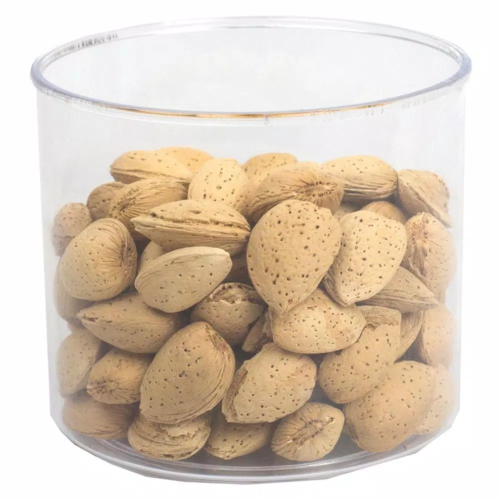 Food Storage Home Basics 0.9 L Twist ‘N Lock Air-Tight White Round Plastic Canister 6 Food Storage Home Basics 0.9 L Twist ‘N Lock Air-Tight White Round Plastic Canister - Image 4