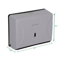 Countertop Storage Mind Reader Wall Mounted Multi-Fold Paper Towel Dispenser, White -Honey Can Do Shop white mind reader paper towel holders ptwide wht 76 1000