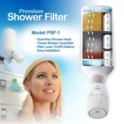 Water Filtration Systems Pelican Water Premium Shower And Drinking Water Purification Counter Top Filtration System Combo -Honey Can Do Shop white pelican water countertop water filters thd pws dc 4f 1000