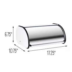 Countertop Storage Honey-Can-Do Retro White Rolltop Bread Box 12 Countertop Storage Honey-Can-Do Retro White Rolltop Bread Box -Honey Can Do Shop white steel honey can do bread boxes kch 07675 1f 1000